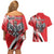 Poland National Flag Day Personalized Couples Matching Off Shoulder Short Dress and Hawaiian Shirt Polsk Eagle Simple Style