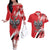 Poland National Flag Day Personalized Couples Matching Off The Shoulder Long Sleeve Dress and Hawaiian Shirt Polsk Eagle Simple Style