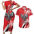 Poland National Flag Day Personalized Couples Matching Short Sleeve Bodycon Dress and Hawaiian Shirt Polsk Eagle Simple Style