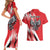 Poland National Flag Day Personalized Couples Matching Short Sleeve Bodycon Dress and Hawaiian Shirt Polsk Eagle Simple Style