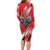 Poland National Flag Day Personalized Family Matching Long Sleeve Bodycon Dress and Hawaiian Shirt Polsk Eagle Simple Style