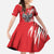 Poland National Flag Day Personalized Family Matching Off The Shoulder Long Sleeve Dress and Hawaiian Shirt Polsk Eagle Simple Style
