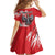 Poland National Flag Day Personalized Family Matching Off The Shoulder Long Sleeve Dress and Hawaiian Shirt Polsk Eagle Simple Style
