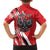 Poland National Flag Day Personalized Family Matching Off Shoulder Short Dress and Hawaiian Shirt Polsk Eagle Simple Style