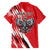 Poland National Flag Day Personalized Family Matching Off Shoulder Short Dress and Hawaiian Shirt Polsk Eagle Simple Style