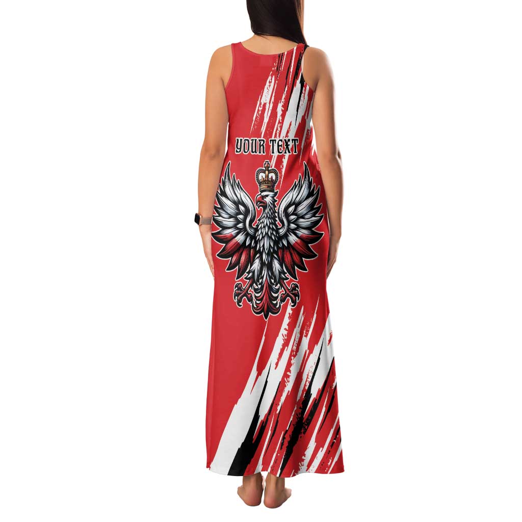 Poland National Flag Day Personalized Family Matching Tank Maxi Dress and Hawaiian Shirt Polsk Eagle Simple Style