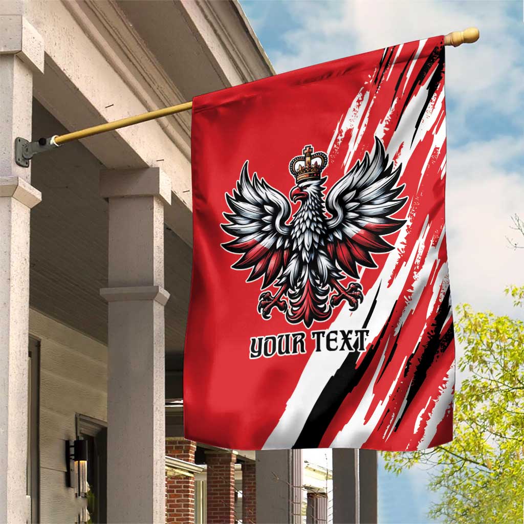 Poland National Flag Day Personalized Garden Flag Polsk Eagle Simple Style