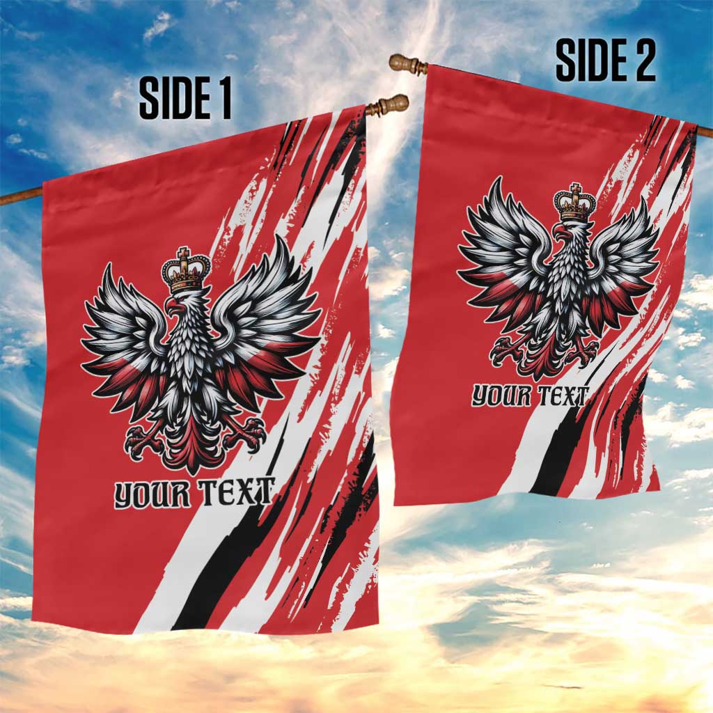 Poland National Flag Day Personalized Garden Flag Polsk Eagle Simple Style