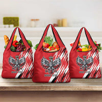 Poland National Flag Day Personalized Grocery Bag Polsk Eagle Simple Style