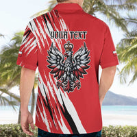 Poland National Flag Day Personalized Hawaiian Shirt Polsk Eagle Simple Style