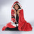 Poland National Flag Day Personalized Hooded Blanket Polsk Eagle Simple Style