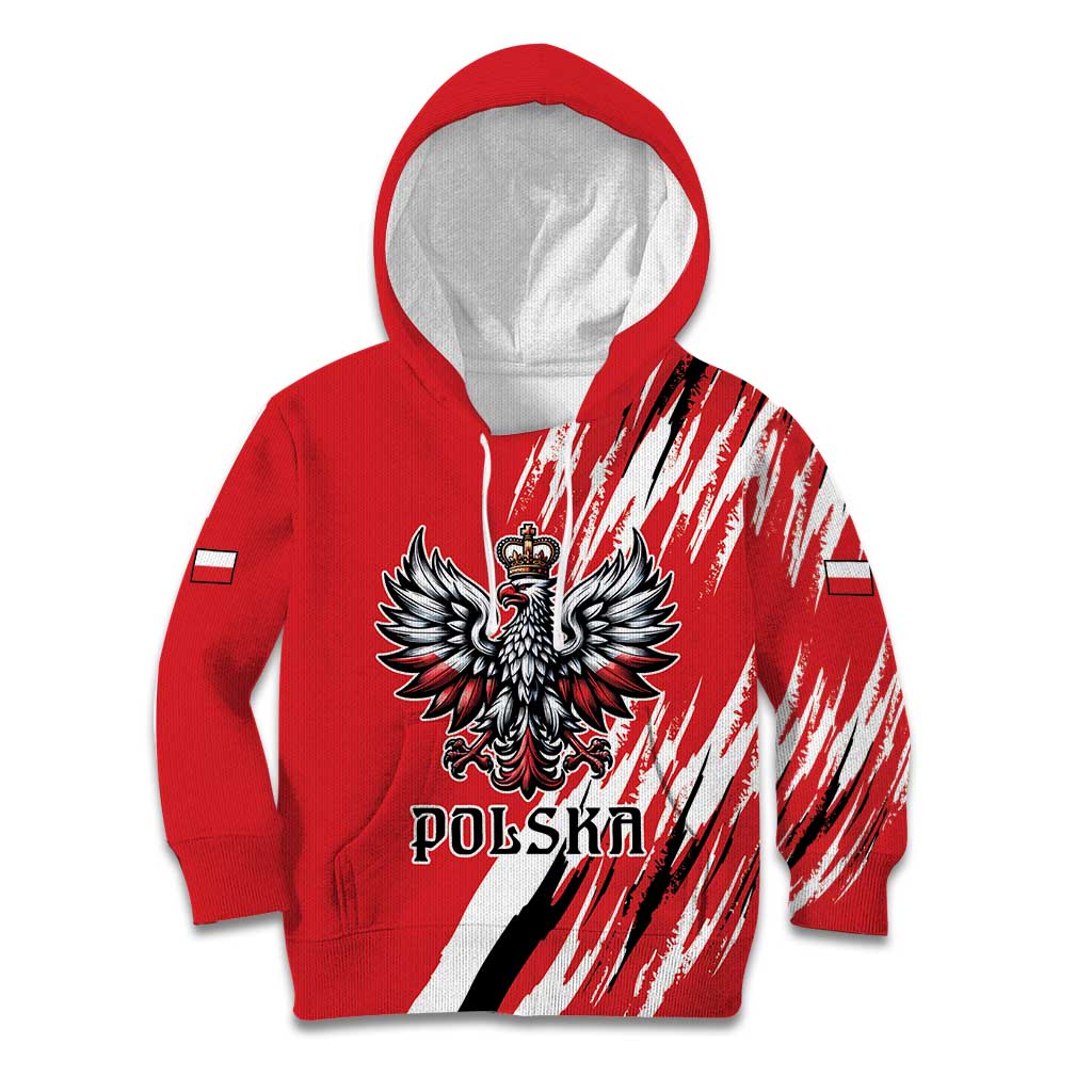 Poland National Flag Day Personalized Kid Hoodie Polsk Eagle Simple Style