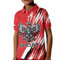 Poland National Flag Day Personalized Kid Polo Shirt Polsk Eagle Simple Style