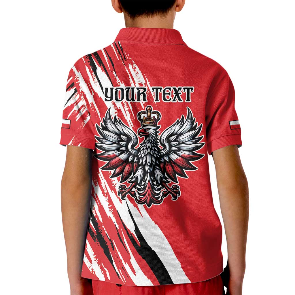 Poland National Flag Day Personalized Kid Polo Shirt Polsk Eagle Simple Style