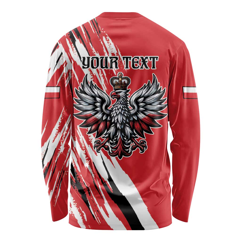 Poland National Flag Day Personalized Long Sleeve Shirt Polsk Eagle Simple Style