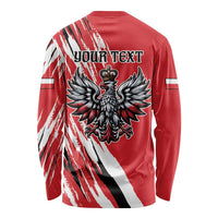 Poland National Flag Day Personalized Long Sleeve Shirt Polsk Eagle Simple Style