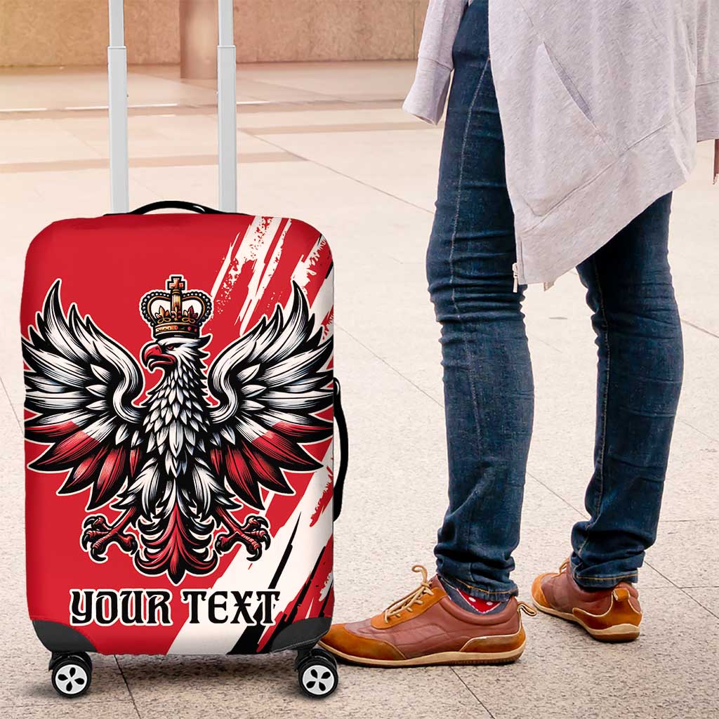 Poland National Flag Day Personalized Luggage Cover Polsk Eagle Simple Style