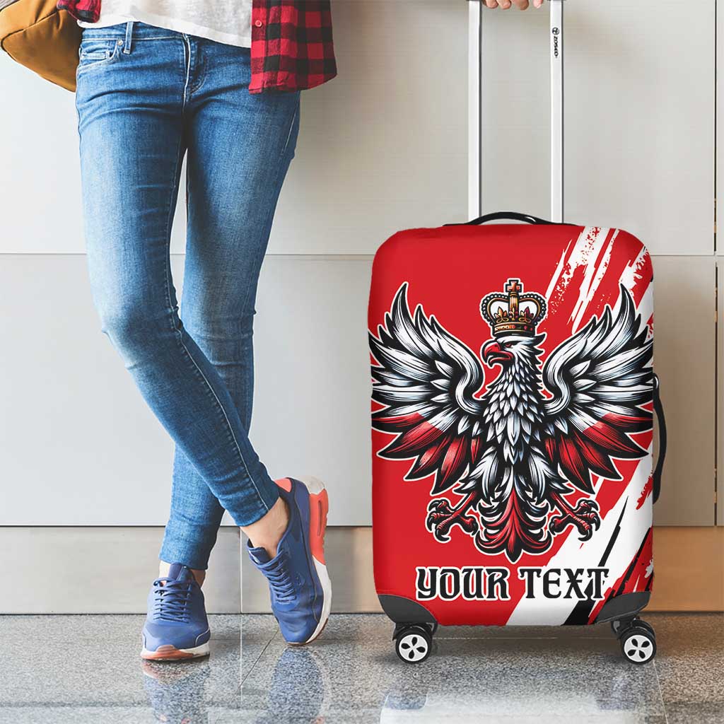 Poland National Flag Day Personalized Luggage Cover Polsk Eagle Simple Style