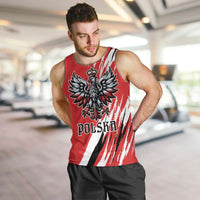 Poland National Flag Day Personalized Men Tank Top Polsk Eagle Simple Style