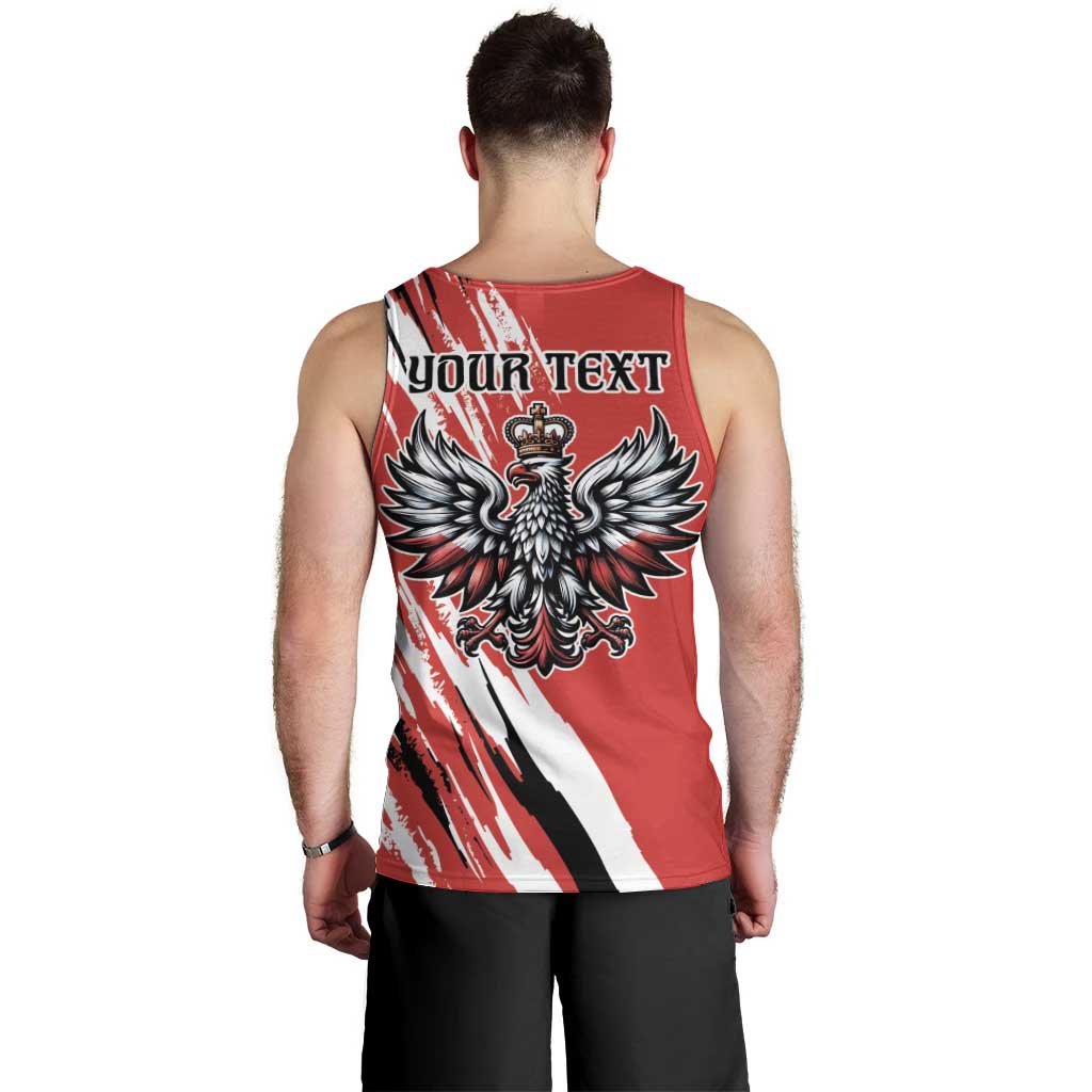 Poland National Flag Day Personalized Men Tank Top Polsk Eagle Simple Style