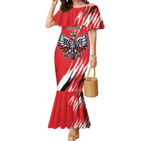 Poland National Flag Day Personalized Mermaid Dress Polsk Eagle Simple Style