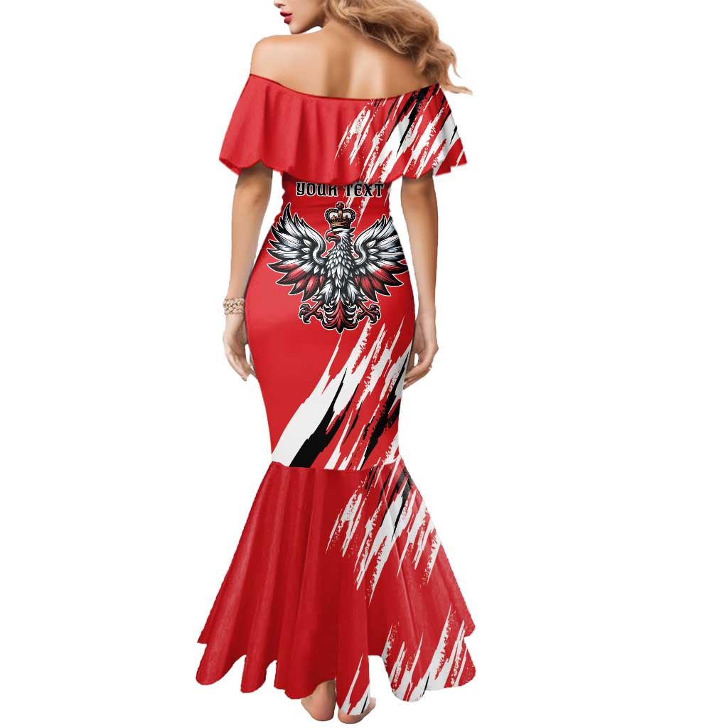 Poland National Flag Day Personalized Mermaid Dress Polsk Eagle Simple Style