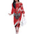 Poland National Flag Day Personalized Off The Shoulder Long Sleeve Dress Polsk Eagle Simple Style