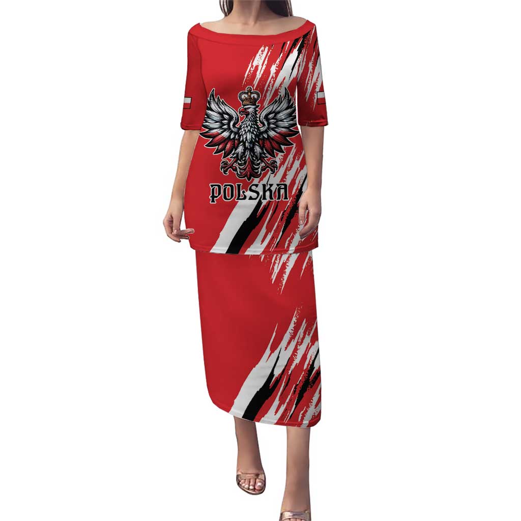 Poland National Flag Day Personalized Puletasi Polsk Eagle Simple Style