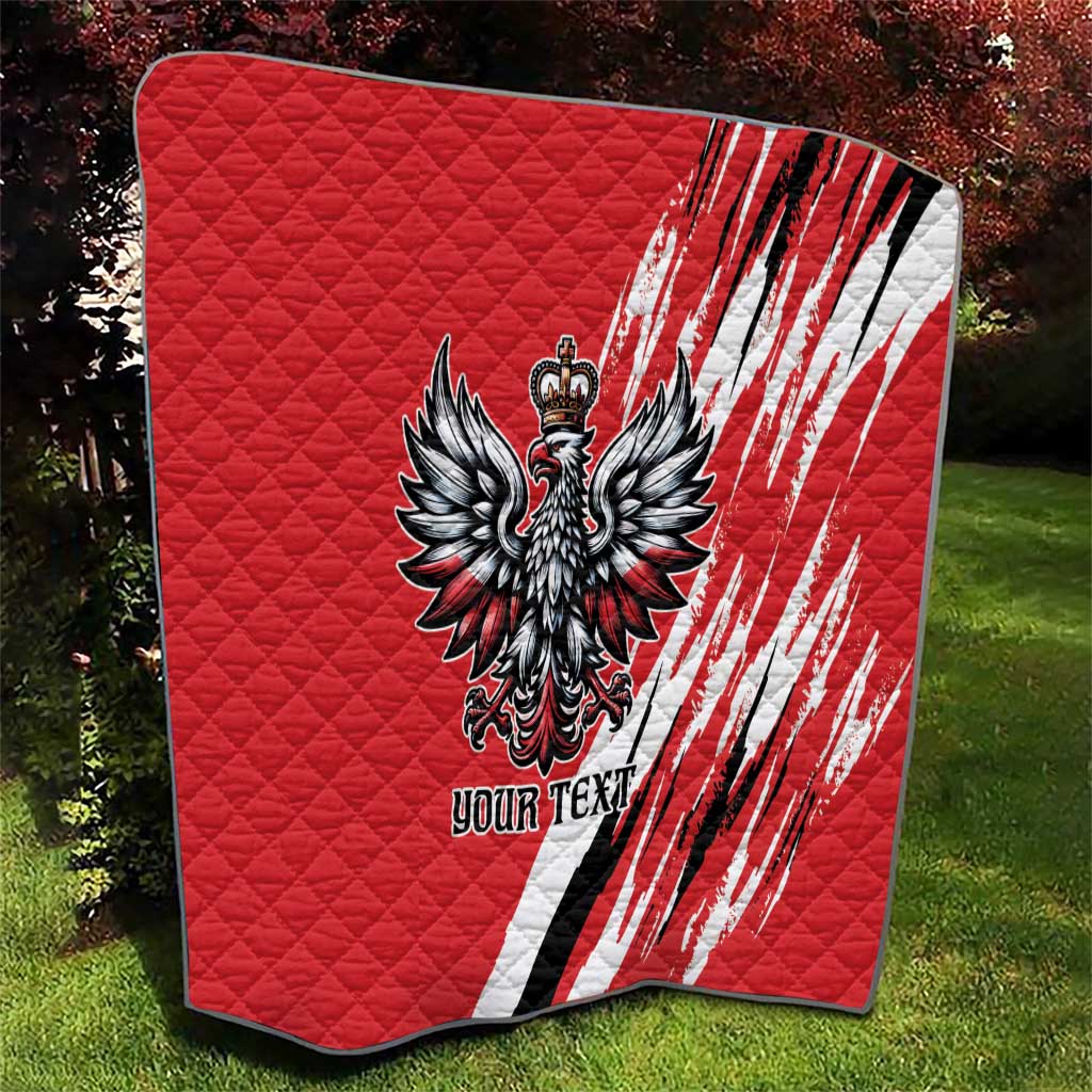 Poland National Flag Day Personalized Quilt Polsk Eagle Simple Style