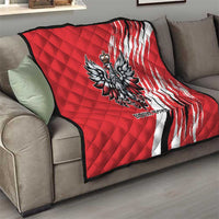 Poland National Flag Day Personalized Quilt Polsk Eagle Simple Style