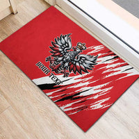 Poland National Flag Day Personalized Rubber Doormat Polsk Eagle Simple Style