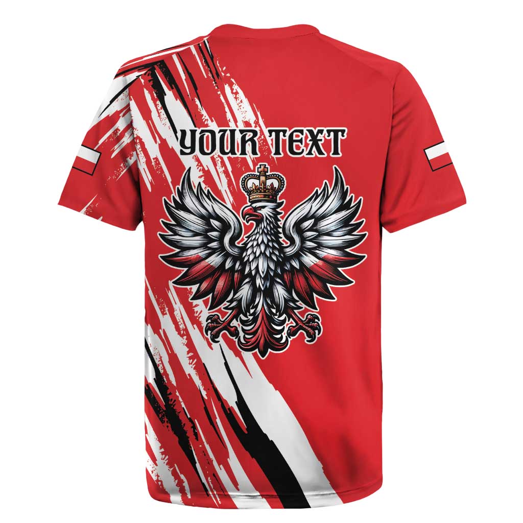 Poland National Flag Day Personalized Rugby Jersey Polsk Eagle Simple Style