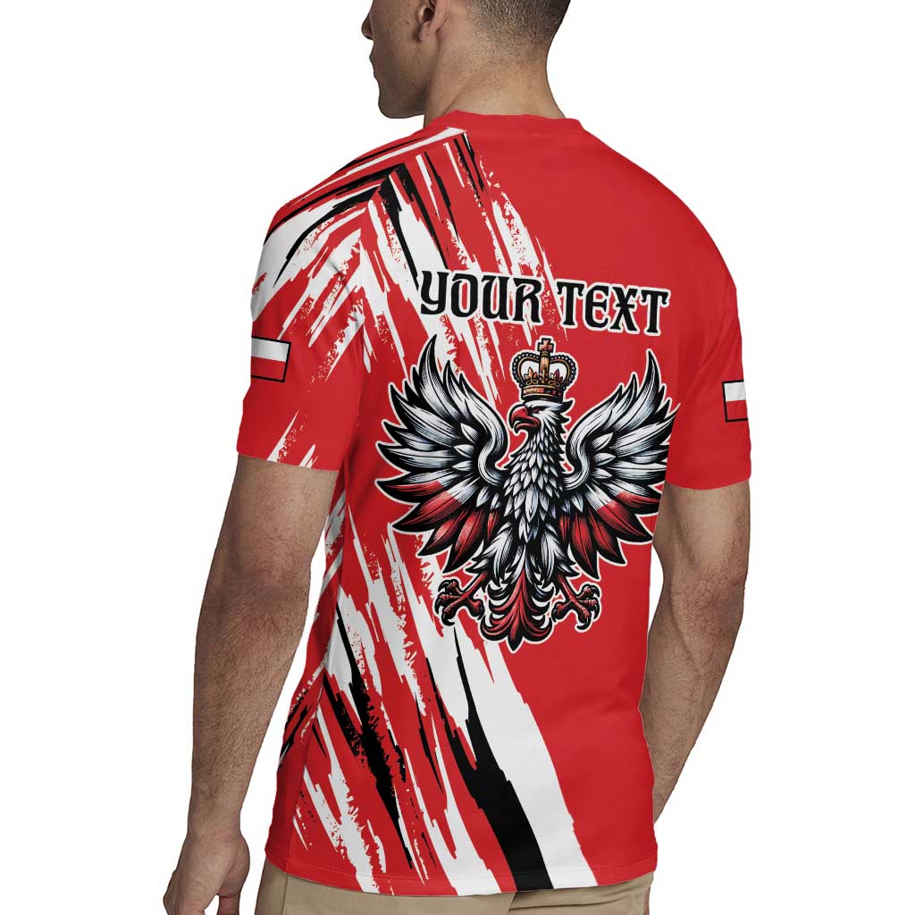 Poland National Flag Day Personalized Rugby Jersey Polsk Eagle Simple Style
