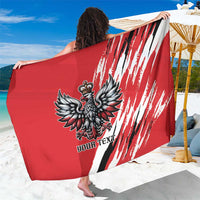 Poland National Flag Day Personalized Sarong Polsk Eagle Simple Style
