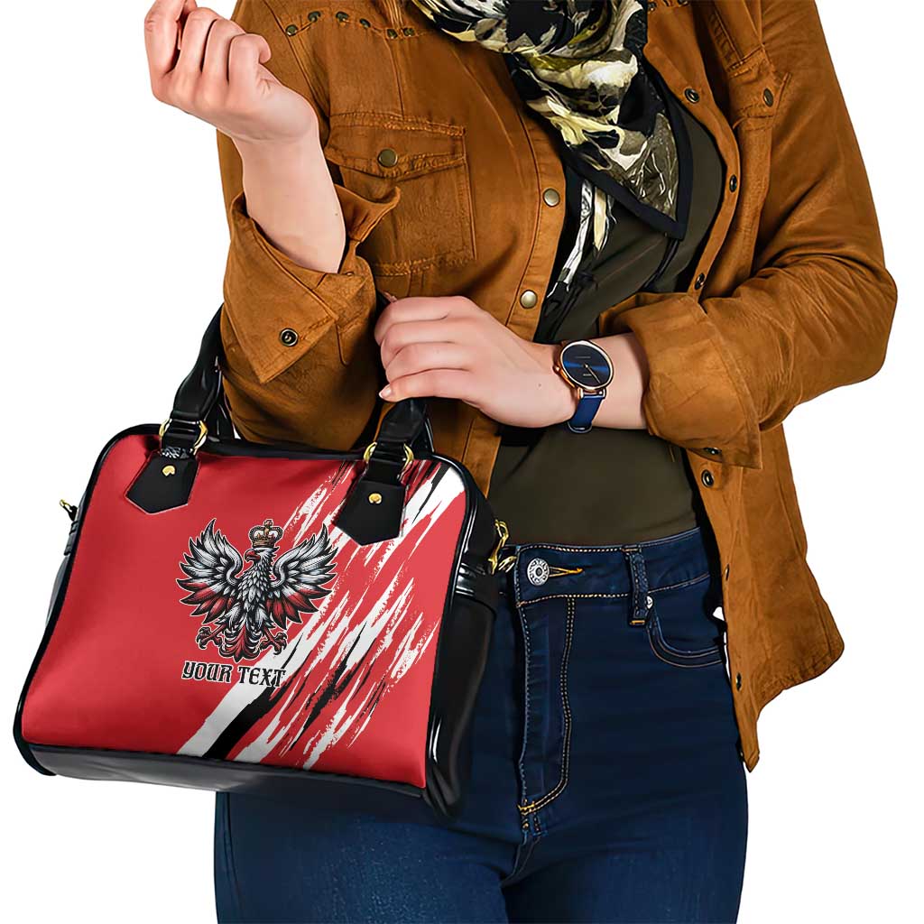 Poland National Flag Day Personalized Shoulder Handbag Polsk Eagle Simple Style