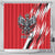 Poland National Flag Day Personalized Shower Curtain Polsk Eagle Simple Style