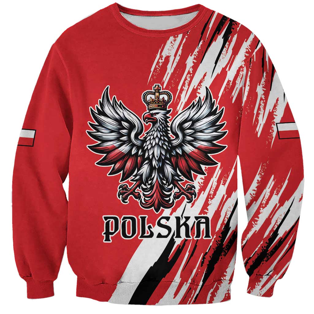 Poland National Flag Day Personalized Sweatshirt Polsk Eagle Simple Style