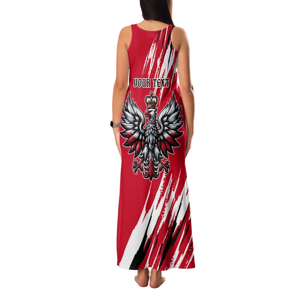 Poland National Flag Day Personalized Tank Maxi Dress Polsk Eagle Simple Style