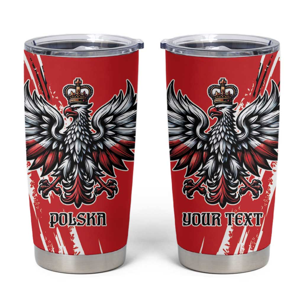 Poland National Flag Day Personalized Tumbler Cup Polsk Eagle Simple Style