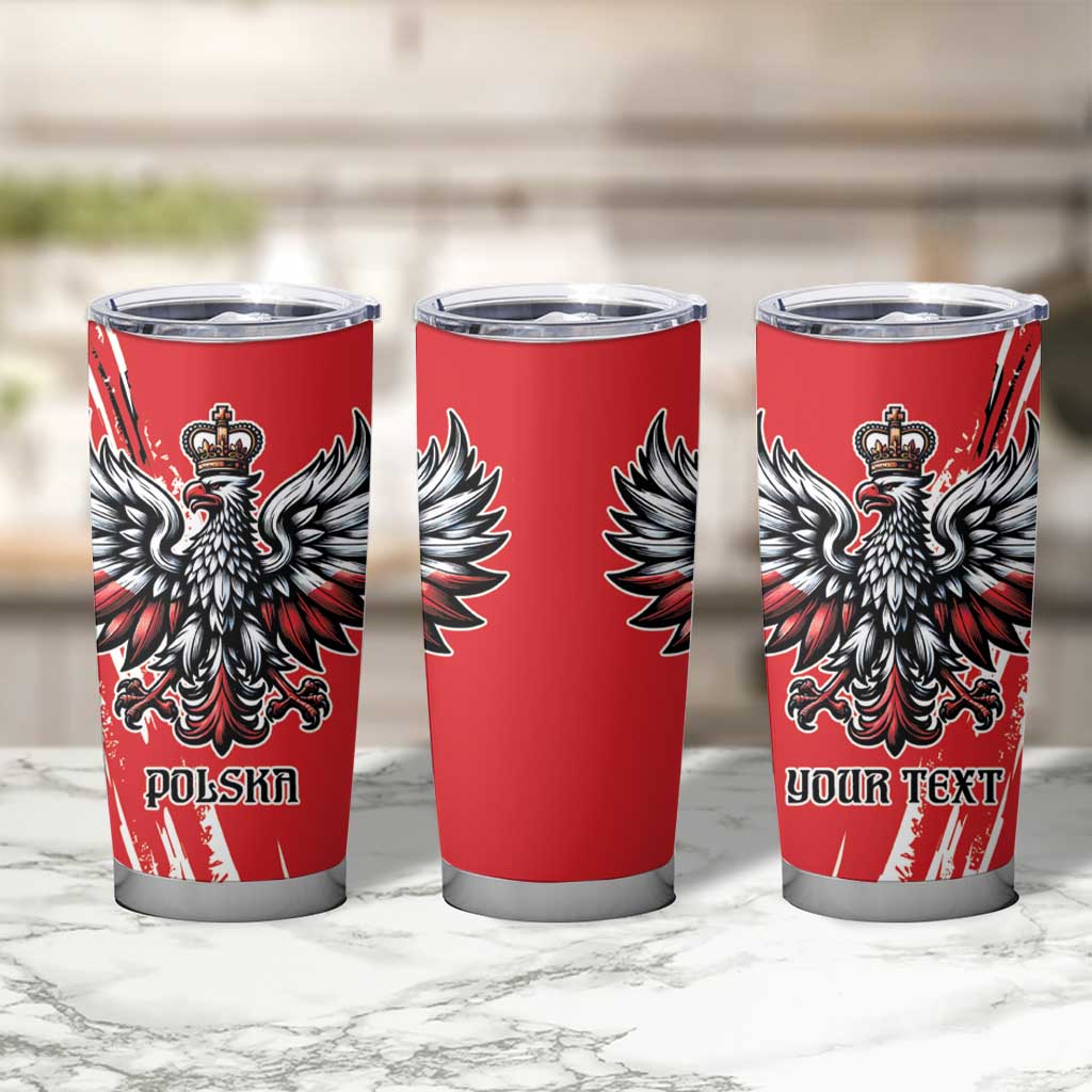 Poland National Flag Day Personalized Tumbler Cup Polsk Eagle Simple Style
