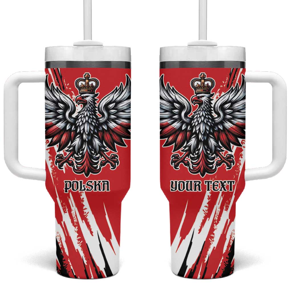 Poland National Flag Day Personalized Tumbler With Handle Polsk Eagle Simple Style