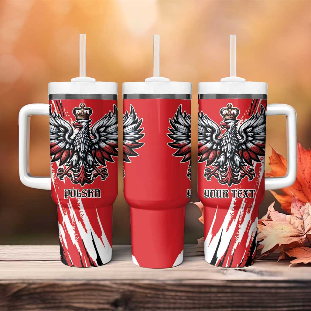 Poland National Flag Day Personalized Tumbler With Handle Polsk Eagle Simple Style