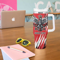 Poland National Flag Day Personalized Tumbler With Handle Polsk Eagle Simple Style