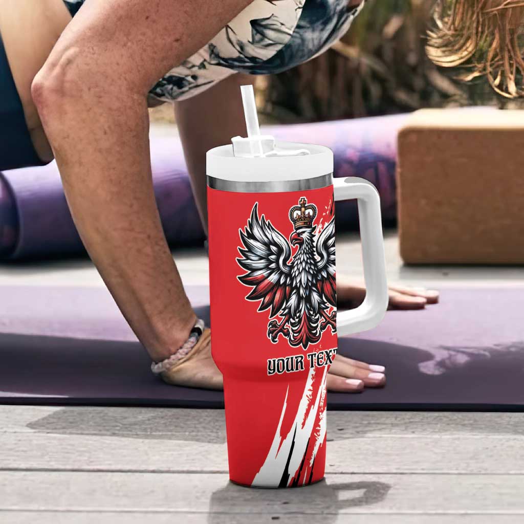 Poland National Flag Day Personalized Tumbler With Handle Polsk Eagle Simple Style