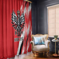 Poland National Flag Day Personalized Window Curtain Polsk Eagle Simple Style