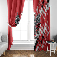 Poland National Flag Day Personalized Window Curtain Polsk Eagle Simple Style