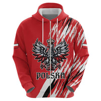 Poland National Flag Day Personalized Zip Hoodie Polsk Eagle Simple Style