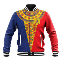 Romania Traditional Embroidery Pattern Baseball Jacket