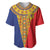 Romania Traditional Embroidery Pattern Baseball Jersey