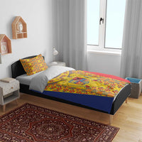 Romania Traditional Embroidery Pattern Bedding Set